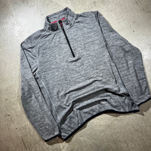 Avalanche 1/4 Zip Performance Pullover Gray Large - Picture 1 of 6